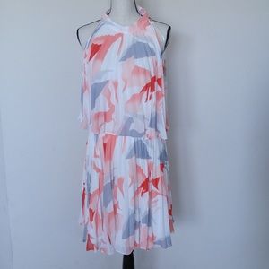 Lucy Paris White Print Rosemary Dress Size M,